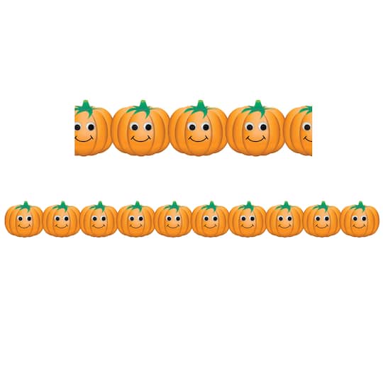 Hygloss Products Happy Pumpkins Borders, 180ft.